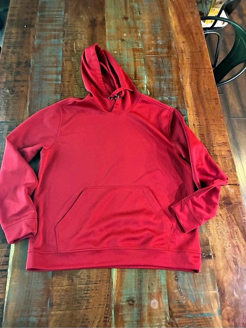 Clique Red Hoodie Size Large